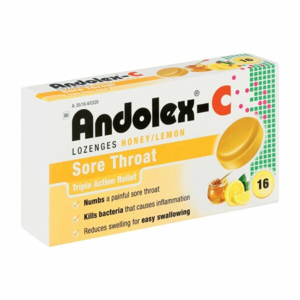 Andolex-C lOZENGES Honey/Lemon ( 114 )