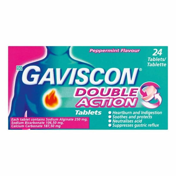 Gaviscon Double Action Tablets ( 163 )